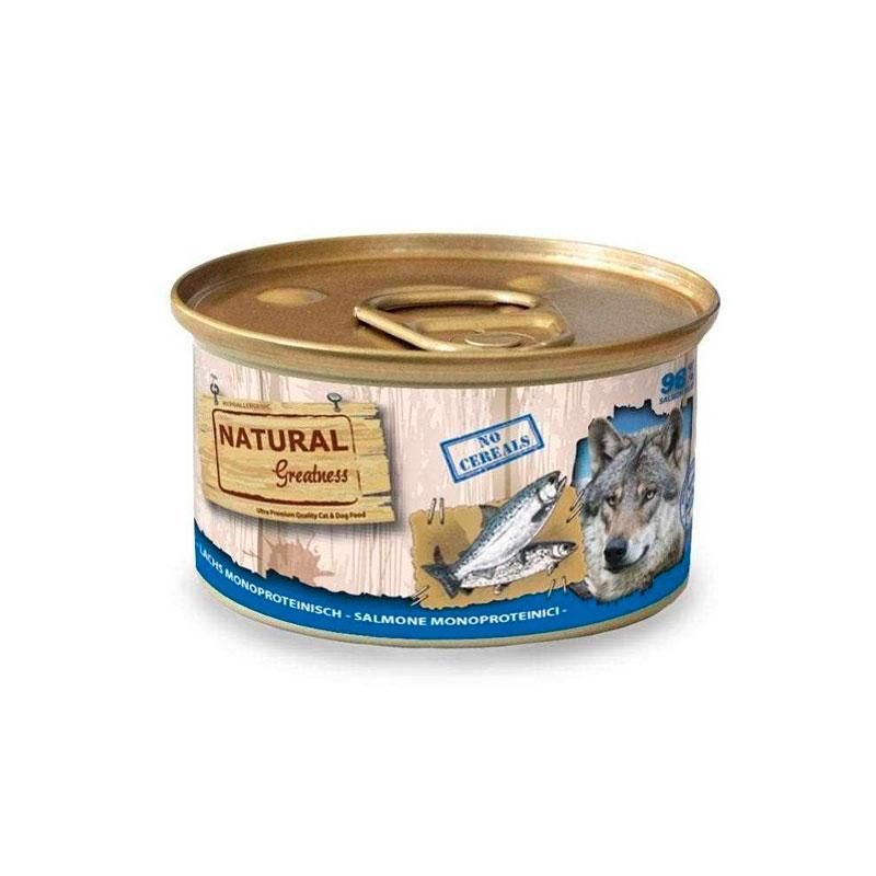 Lata natural para perro adulto salmón monoprotéico 170gr