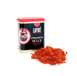 Lata Pimentón Dulce Selección Español Laybé Especies Gourmet 80 grs