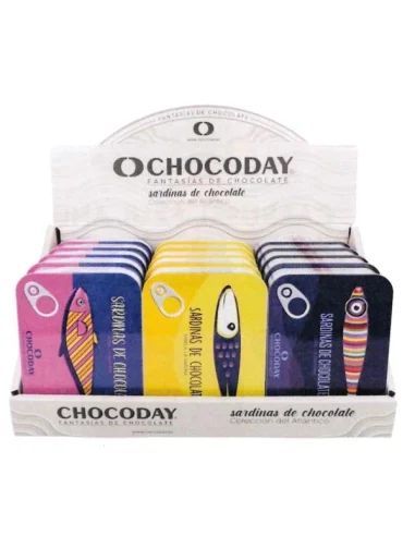 Lata sardinas Chocoday. Lata sardinas arte Pop