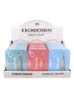 Lata sardinas Chocoday. Lata sardinas escamas