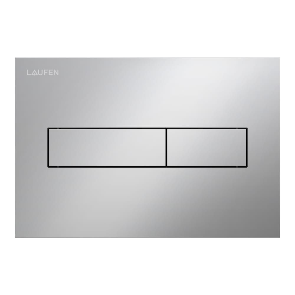 Laufen INEO Placa de accionamiento INEO HORIZON,CROMO MATE descarga dual (pulsador)