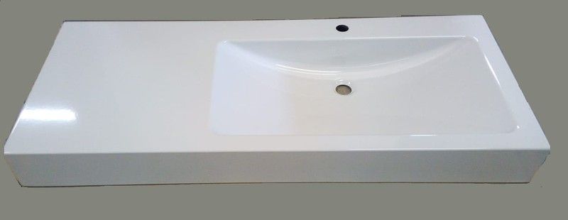 Lavabo a pared de acero 120cm, Alape ALAWTGR1200HR