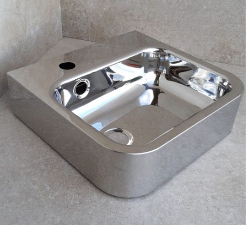 Lavabo a pared inoxidable, Nito Less de Vitra VIT5520000