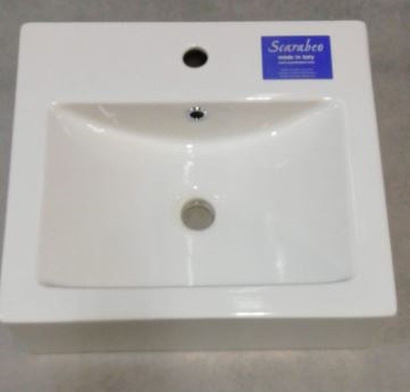 Lavabo cuadrado de 50cm, Mapini canova MAPLVCU50
