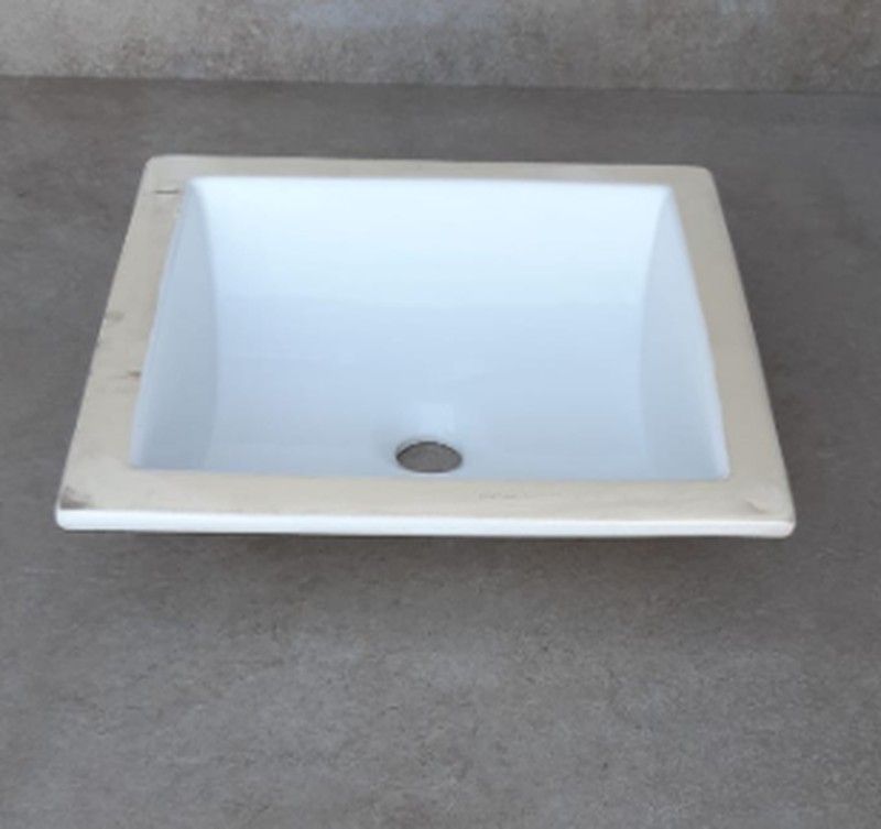 Lavabo cuadrado de bajo encimera, AQ10 de Vitra VITAQ1018