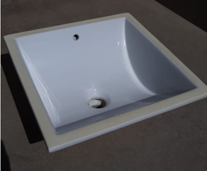 Lavabo cuadrado de encastre, Arquitect de Vitra VITAQ1030