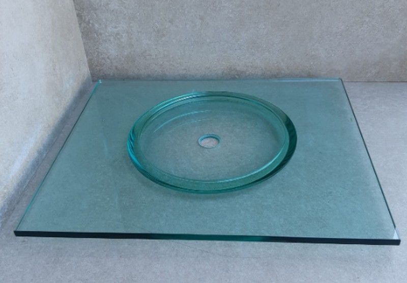 Lavabo encimera de cristal 80cm, de Vitra VITRAP001