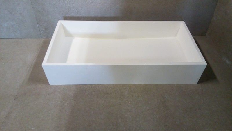 Lavabo rectangular sobre encimera, Velvet de Vitra VITBARVEL6080