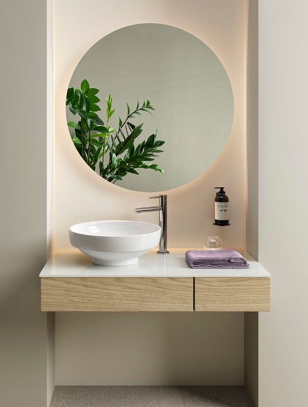 Lavabo sobre encimera 40cm, Jewels, de Vitra VIT43340030018