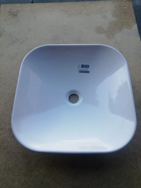 Lavabo sobre encimera cuadrado, Piu due de Vitra VIT5191B0030016