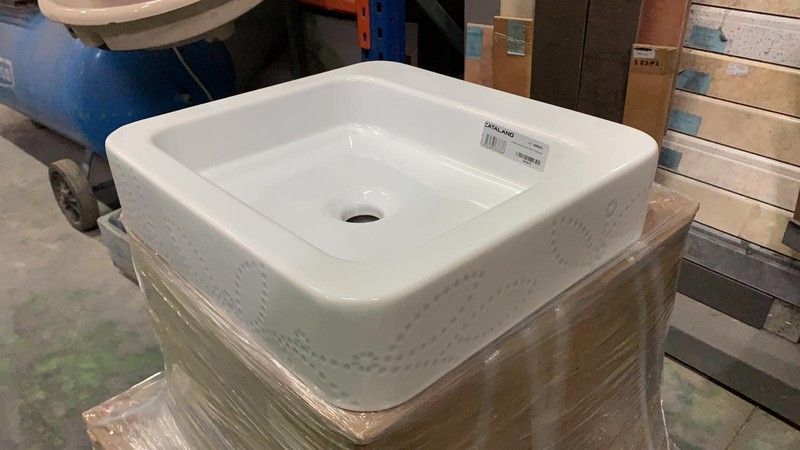 Lavabo sobre encimera decorado, Roma de Catalano CAT45RA