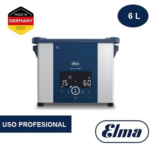 Lavadora Ultrasónica Acero Elma 19281 Serie Select 60 4L