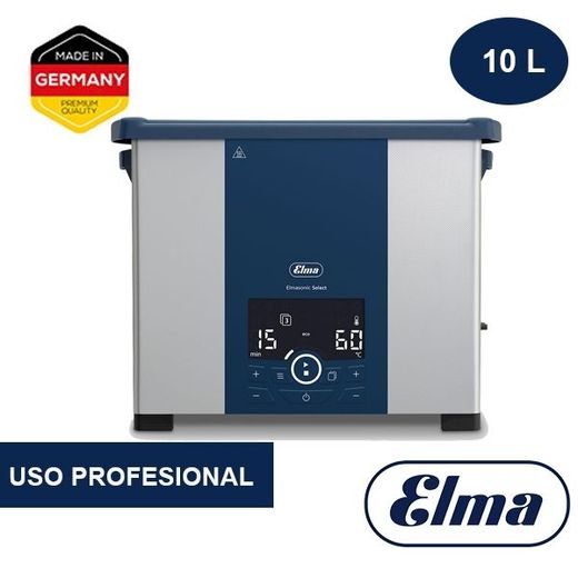 Lavadora Ultrasónica Acero Elma 19283 Serie Select 100 10L