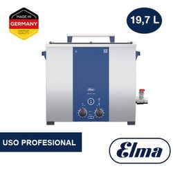 Lavadora Ultrasónica Acero Elma 19299 Serie Xtra 180 19,7L