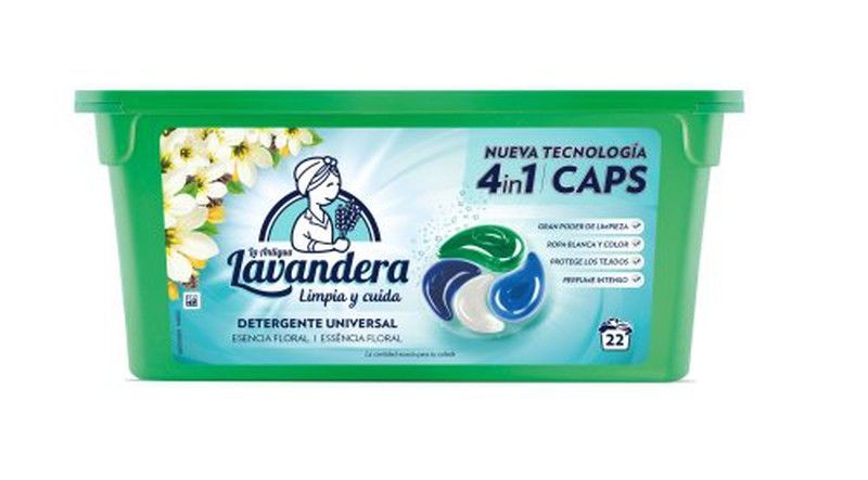 Lavandera Det. 4En1 Caps (22D) Universal