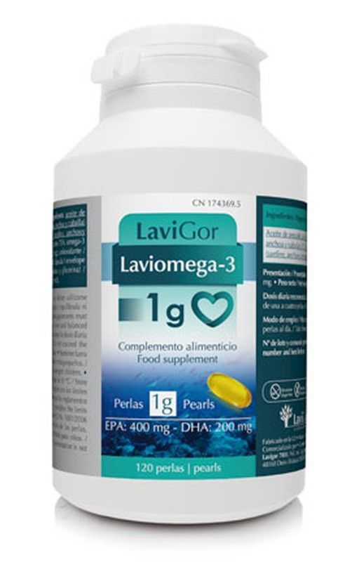 Laviomega 3  1 Gr 120 Perlas