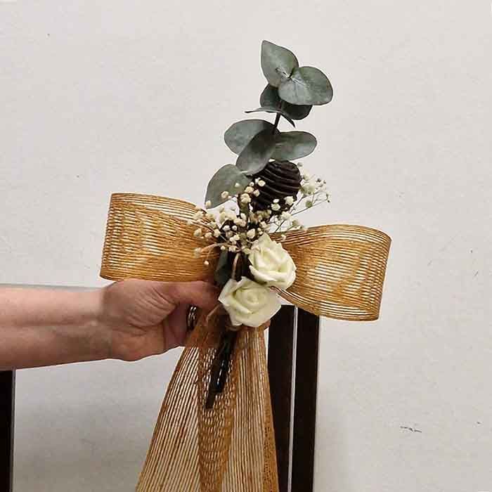 Lazos Rústicos para Bodas Pack 2 unid