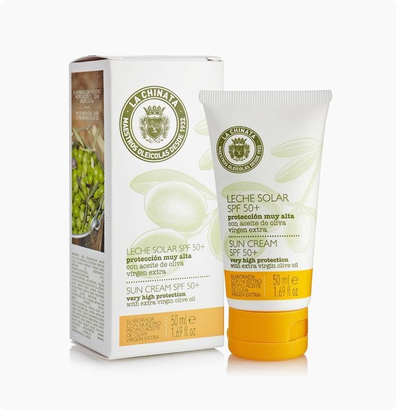 Leche Solar Protección Facial SPF +50 La Chinata Cosmética Natural 50 ml