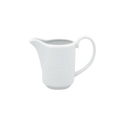 Lechera de porcelana en blanco, 13 x 6 x 10,5 cm | Cesta
