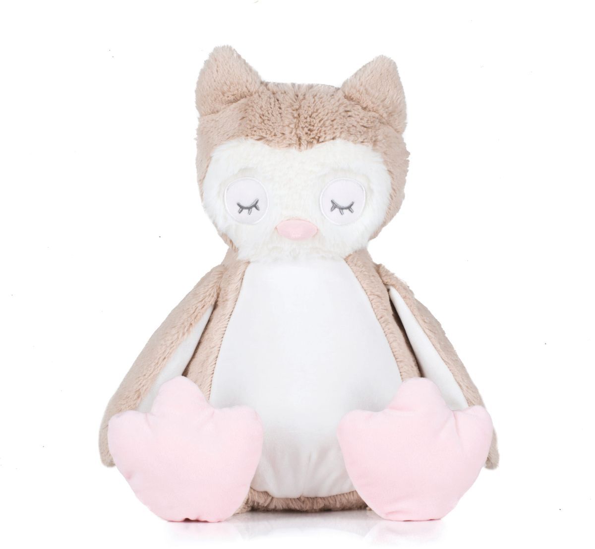 Lechuza de peluche con cremallera