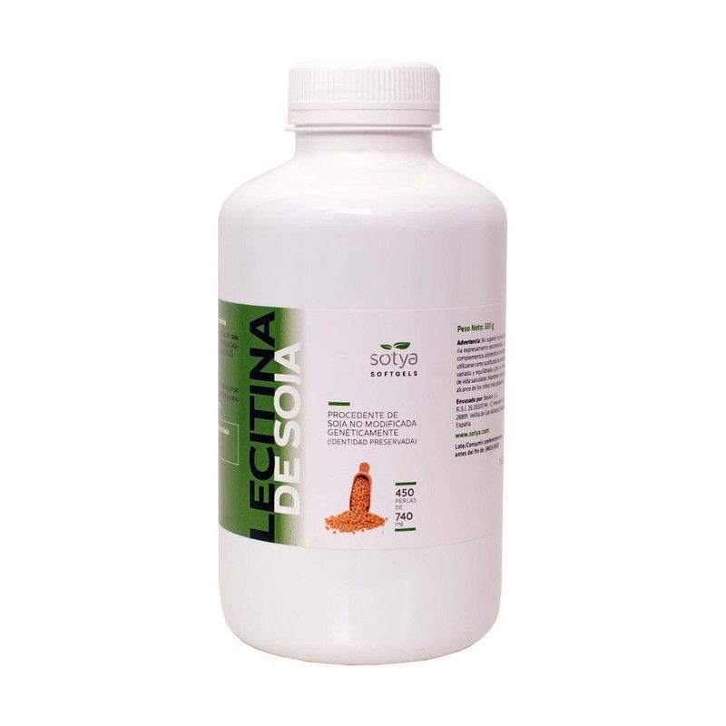 Lecitina De Soja 740 Mg 450 Perlas
