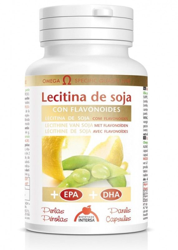 Lecitina De Soja Con Flavonoides 90 Perlas Intersa