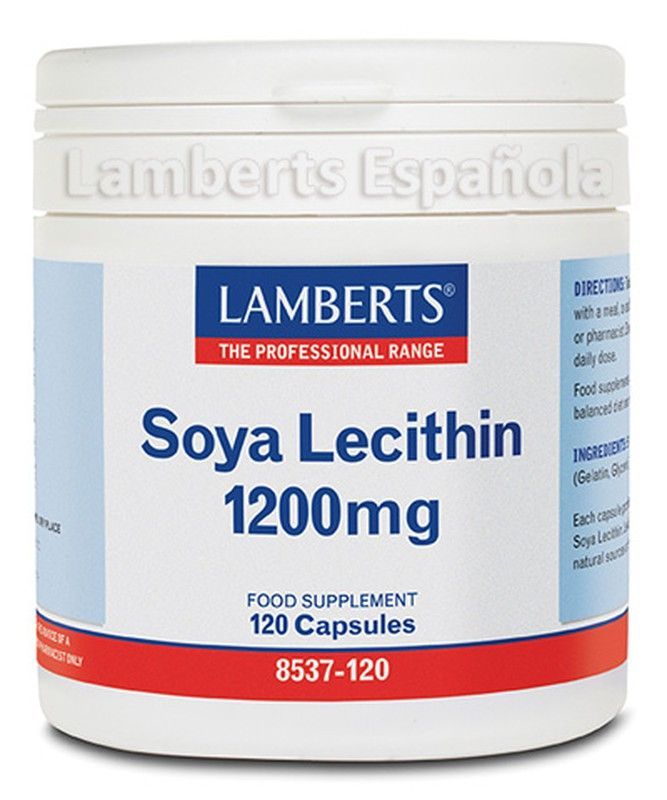 Lecitina Soja 1200 Mg 120 Caps