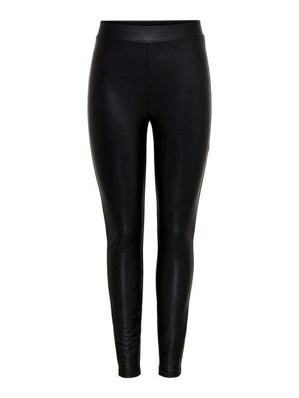 Legging básico polipiel Only Black