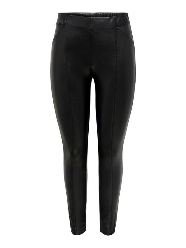 Legging polipiel con repuntes Only Black