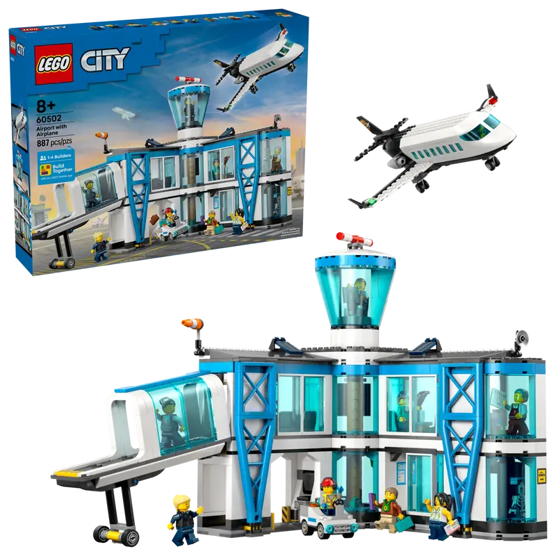 Lego City - Aeropuerto Con Avión