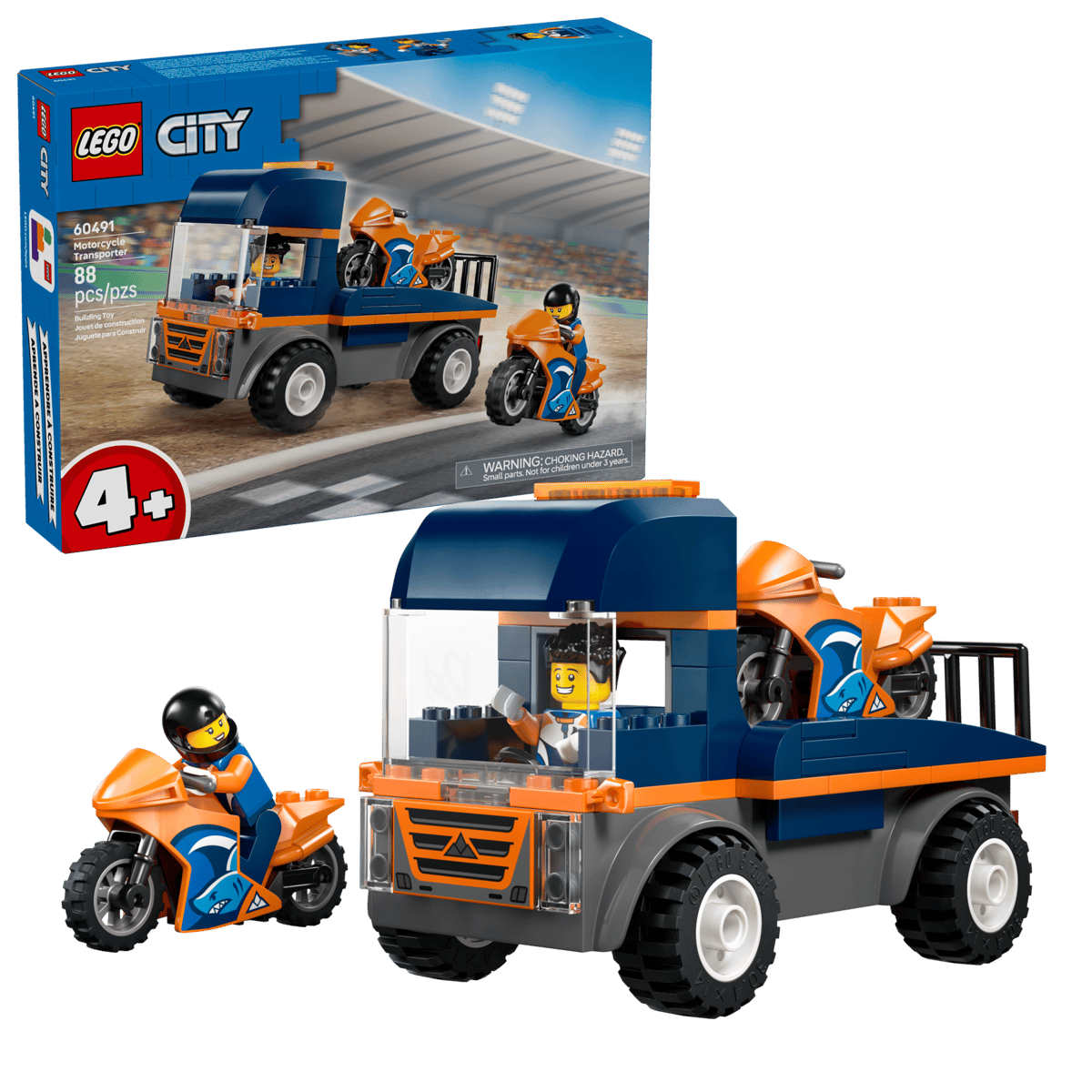 Lego City - Camión de Transporte de Motos