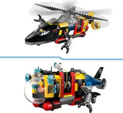 Lego City Remix: Helicóptero, Camión de Bomberos y Submarino