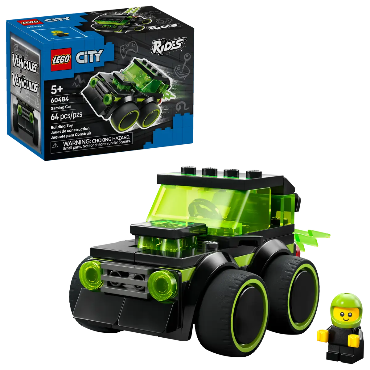 Lego city - Vehículos: Coche de Carreras de Videojuego