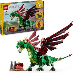 Lego Creator 3 en 1 Dragón Medieval