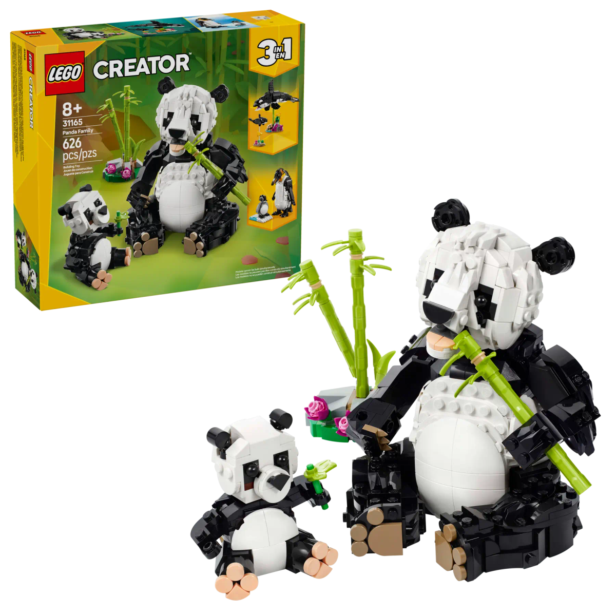 Lego Creator 3 En 1 - Fauna Salvaje: Familia De Pandas