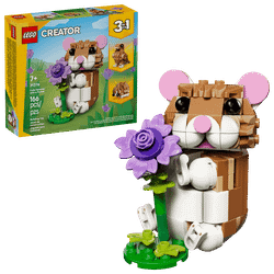 Lego Creator 3 En 1 - Lindo Hámster C0n Flor