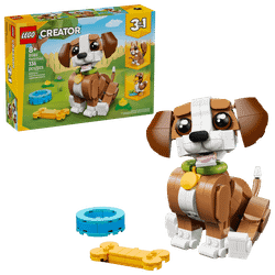 Lego Creator - Set 3 en 1 Simpáticos Animales: Cachorro Juguetón
