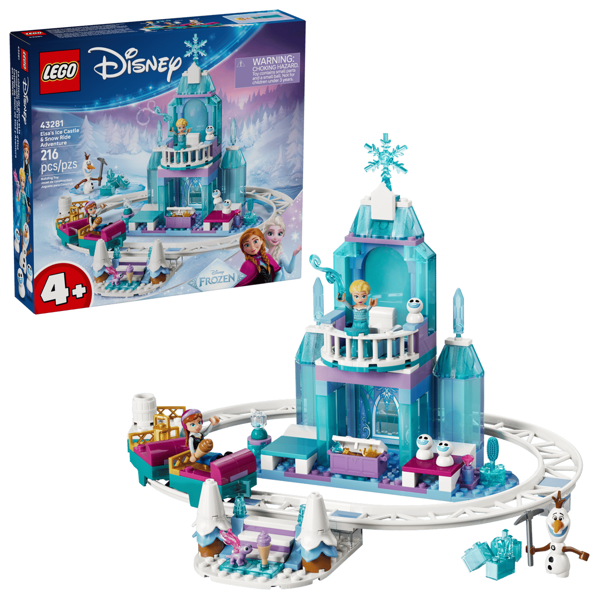 Lego DIsney Frozen - Castillo De Hielo De Elsa Y Aventura En La Nieve