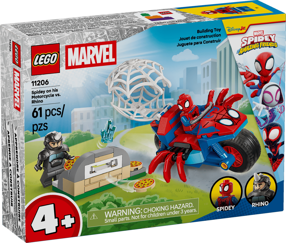 Lego Marvel - Spidey en su Moto vs. Rino