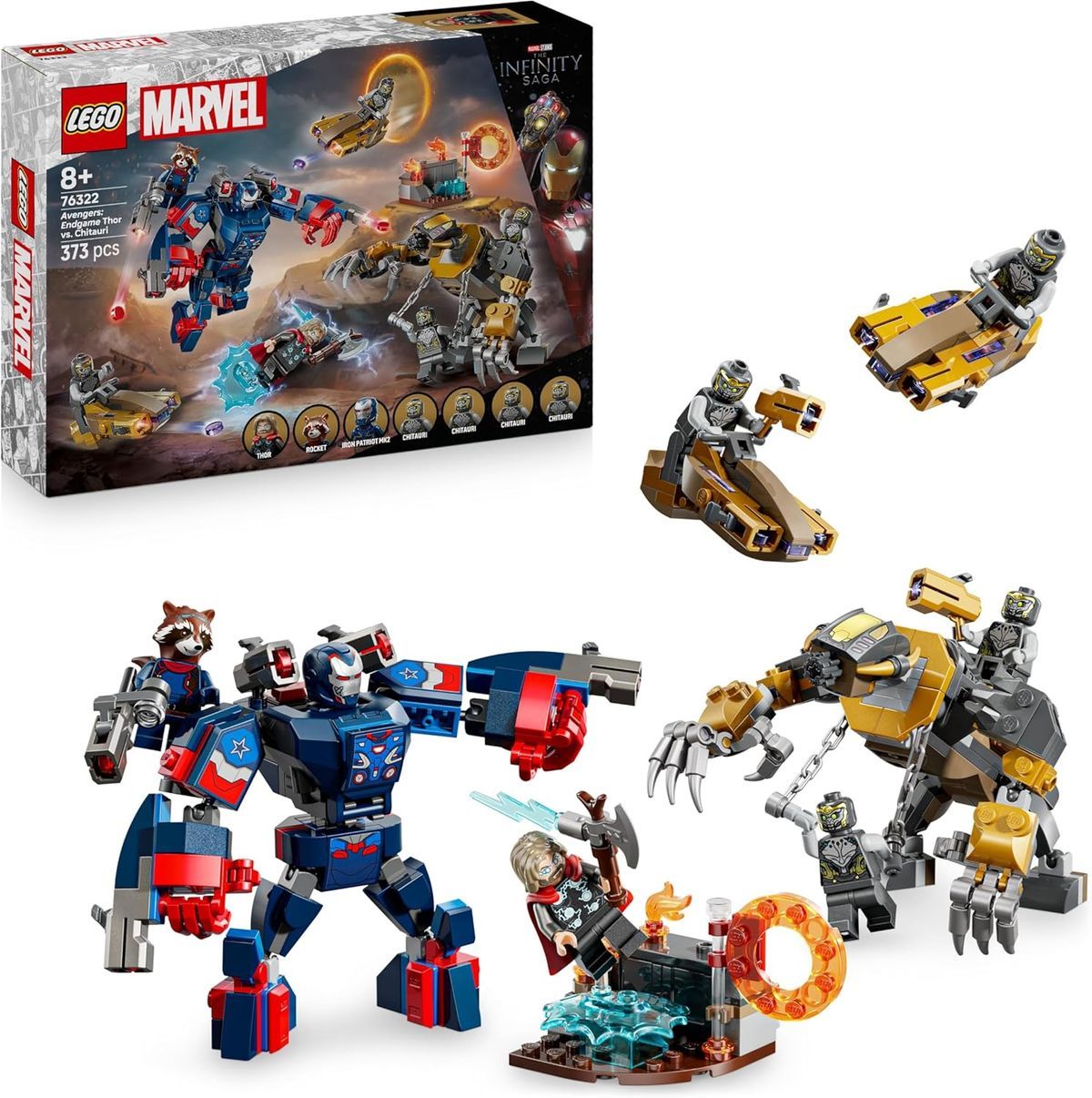 Lego Marvel Thor de Vengadores: Endgame vs Chitauri