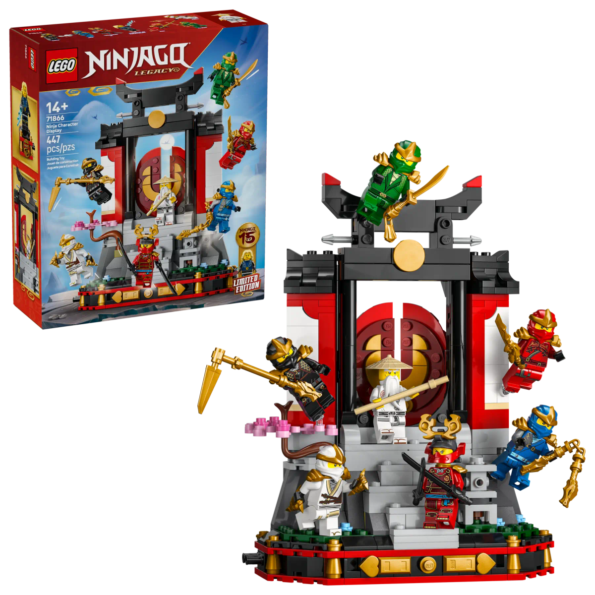 Lego Ninjago - Exposición De Personajes Ninja: 15 Aniversario