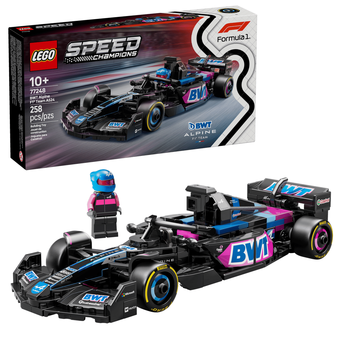 Lego Speed Champions - Coche de Carreras BWT Alpine F1® Team A524