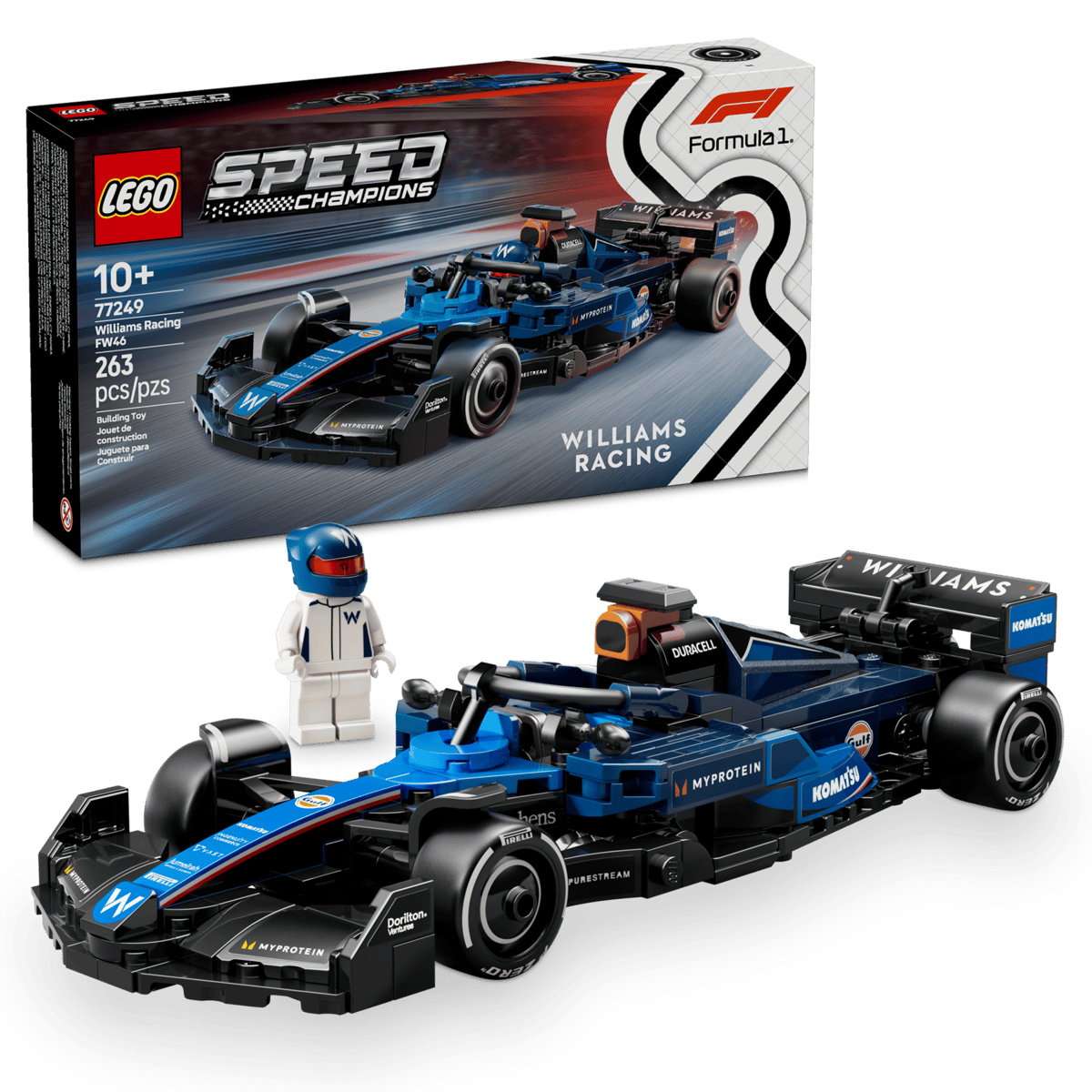 Lego Speed Champions - Coche de Carreras Williams Racing FW46 F1