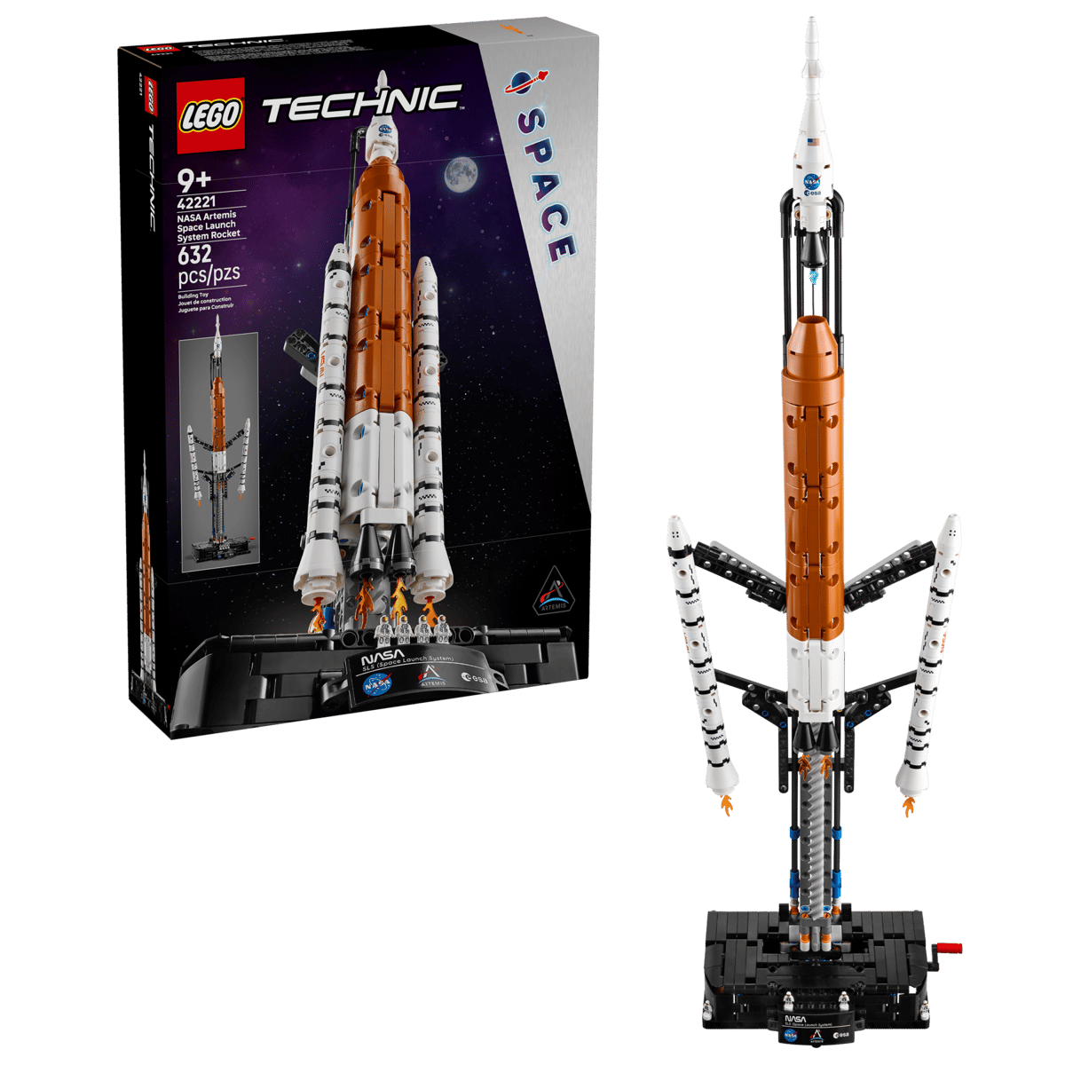 Lego Technic - Cohete del Sistema de Lanzamiento Espacial NASA Artemis