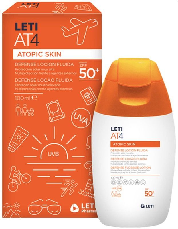 LetiAT4 Defense Locion Fluida SPF50+ 100ml
