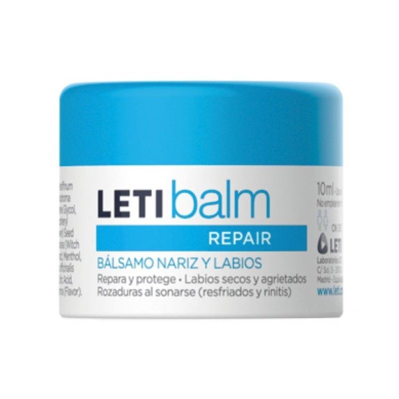 Letibal Balsamo Reparador Labios Y Nariz Tarro 10ml