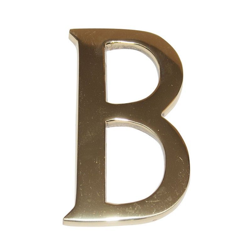 Letra Latón 10cm Letra B. Ehl