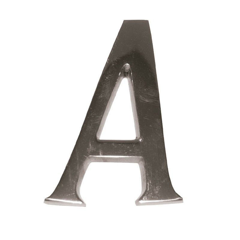 Letra  Níquel Mate 10 Cm Letra A  Ehl