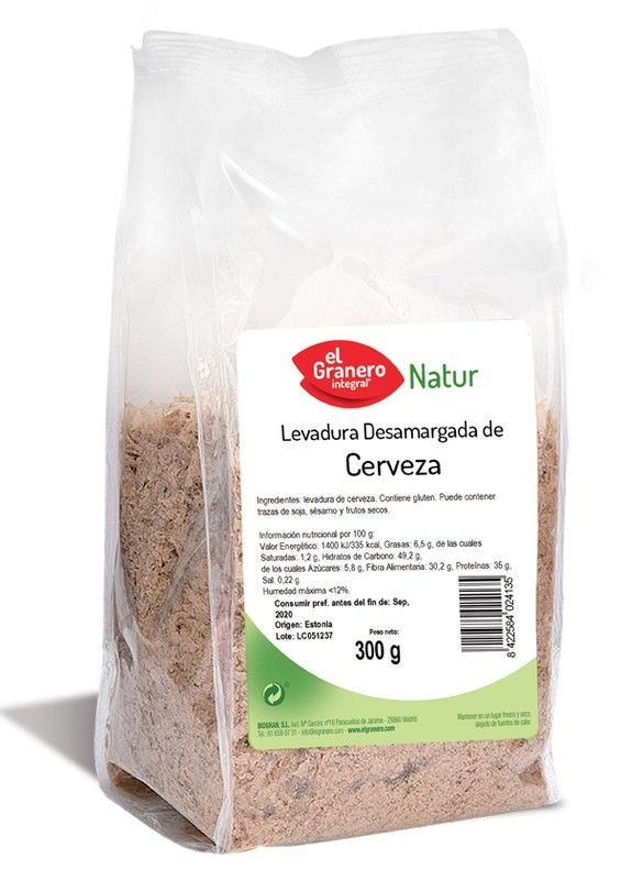 Levadura De Cerveza Desamargada 300 Gr