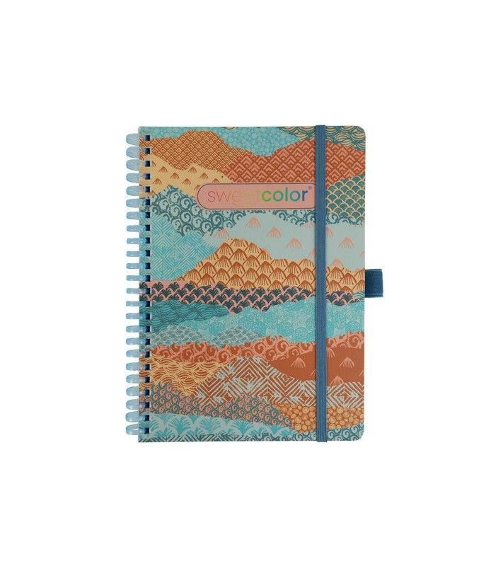 Libreta Espiral A5 80H de Puntos 90gr Montañas